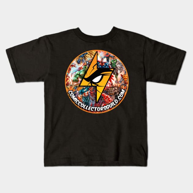 CCG logo 2 Kids T-Shirt by Comic Collectors Guild 